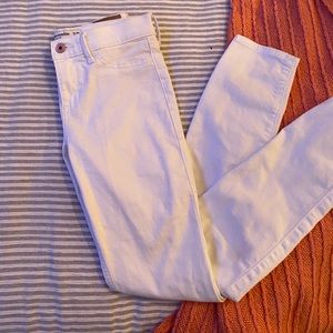 Kids White Abercrombie jeans